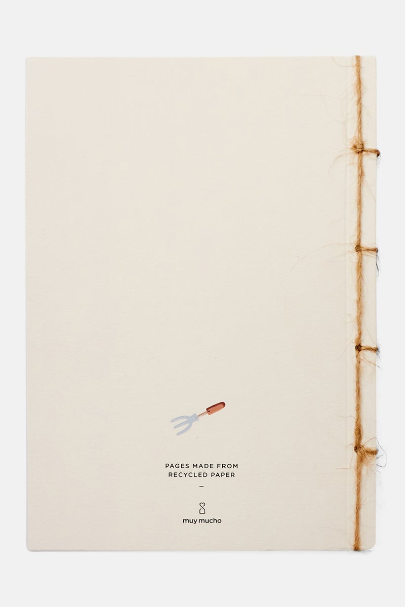 Muy Mucho Botanical Notebook, Beige - Image 2