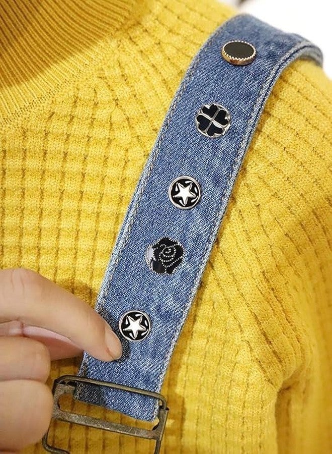 LionDeck Women Shirt Brooch Pearl Button Pins Set | No-Sew Instant Button Pins for Shirts, Jeans & Dresses | Decorative Safety Pin Fasteners | 20 Pieces - Image 3