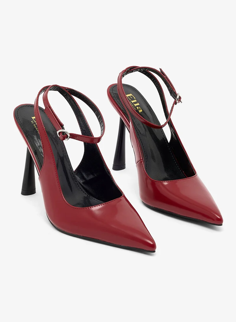 Ella Red High Heel Sling Back Pumps for Women | Best Price UAE