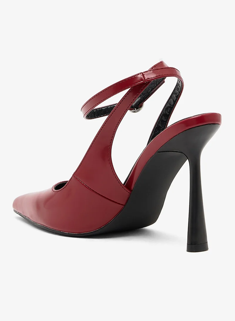 Ella Red High Heel Sling Back Pumps for Women | Best Price UAE
