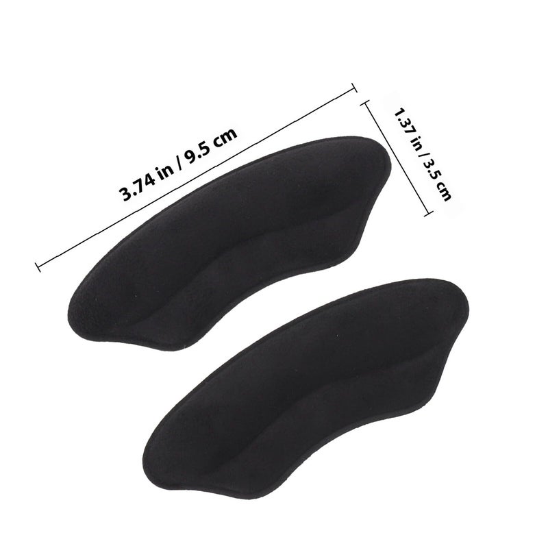 Replaceable Heel Liners 4 Pairs Soft Thickened Cushions Anti Wear Invisible Half Pads - Image 3
