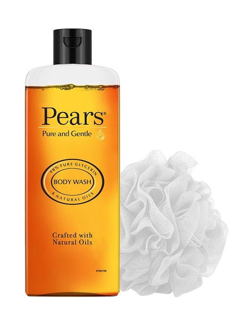 Pears Pure and Gentle Body Wash 250ml 98% Pure Glycerin Liquid Shower Gel crafted with Natural Oils for Glowing Skin Paraben Free 100% Soap Free