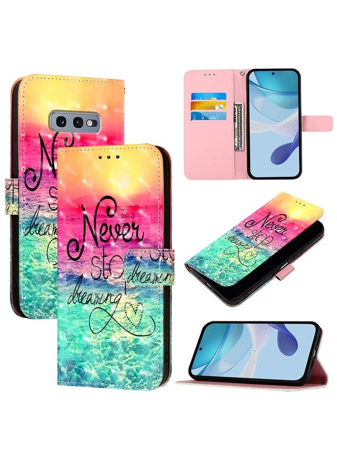 S-TOP Case For Samsung Galaxy S10e 3D Painting Horizontal Flip Leather Phone Case - Image 1