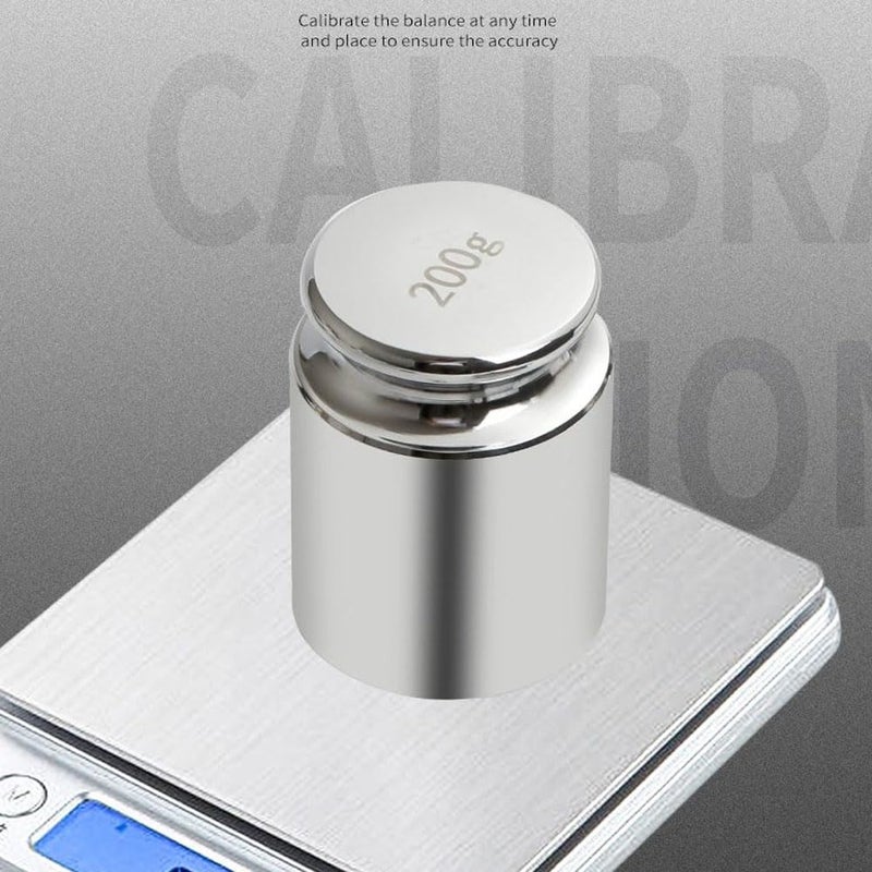Omama Weigh Scales Calibration Weight,Gram Calibration Weight,Scale Balance for Digital Scale Balance (200G) - Image 2