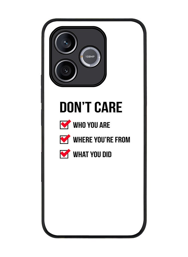 Stylizedd For Honor 600 Lite / 500 Smart / Honor X80i Case,Slim fit Camera Protection, Shockproof Thin Phone cover  - Don't Care - Image 1