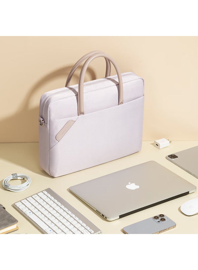 Womt Briefcase Laptop Bag Handheld 13/14 Inch Suitable For Women, Apple, Lenovo, Huawei, Xiaomi Laptops Business Travel