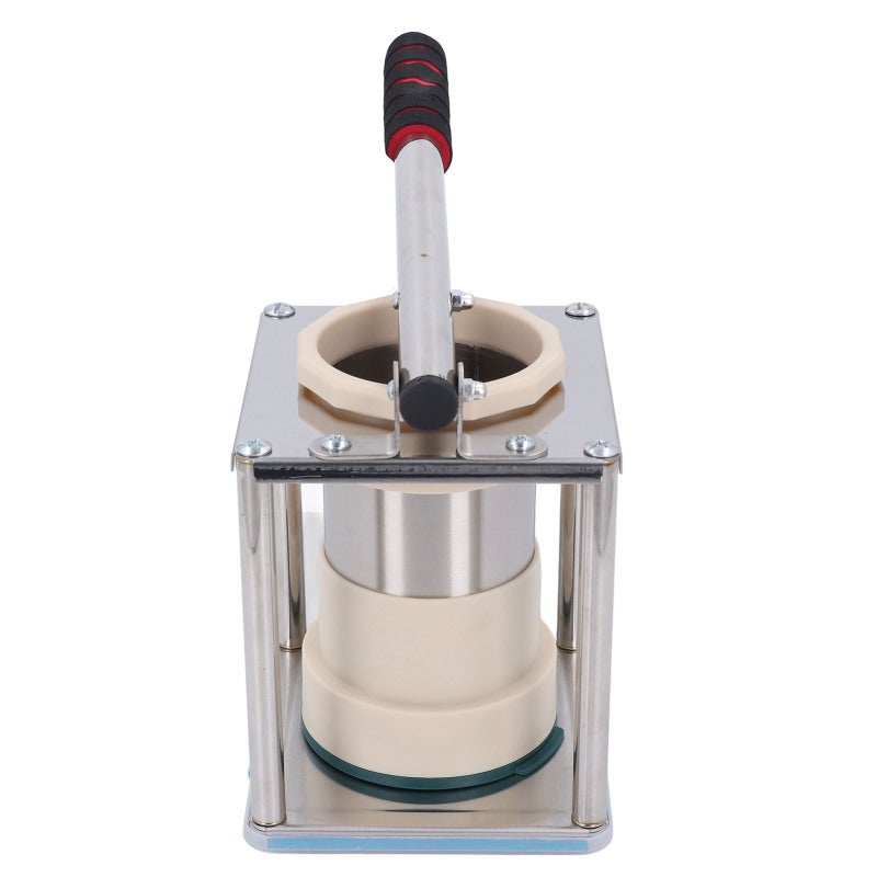 Aluminum Alloy Sausage Stuffer: 4 Stuffing Tubes - Space Saving Vertical Design, Even Filling Manual Sausage Maker for Home Kitchen Homemade Sausage Making - Image 5