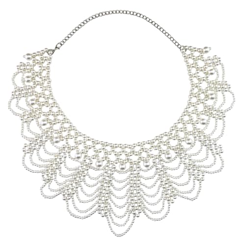 isiyu Christmas Gifts For Friends Women Pearl Choker Necklaces for Women Faux Pearl Necklaces Summer Layered Pearl Necklace Fashion Jewelry Gifts for Mom Jewelry for Mom - Image 1