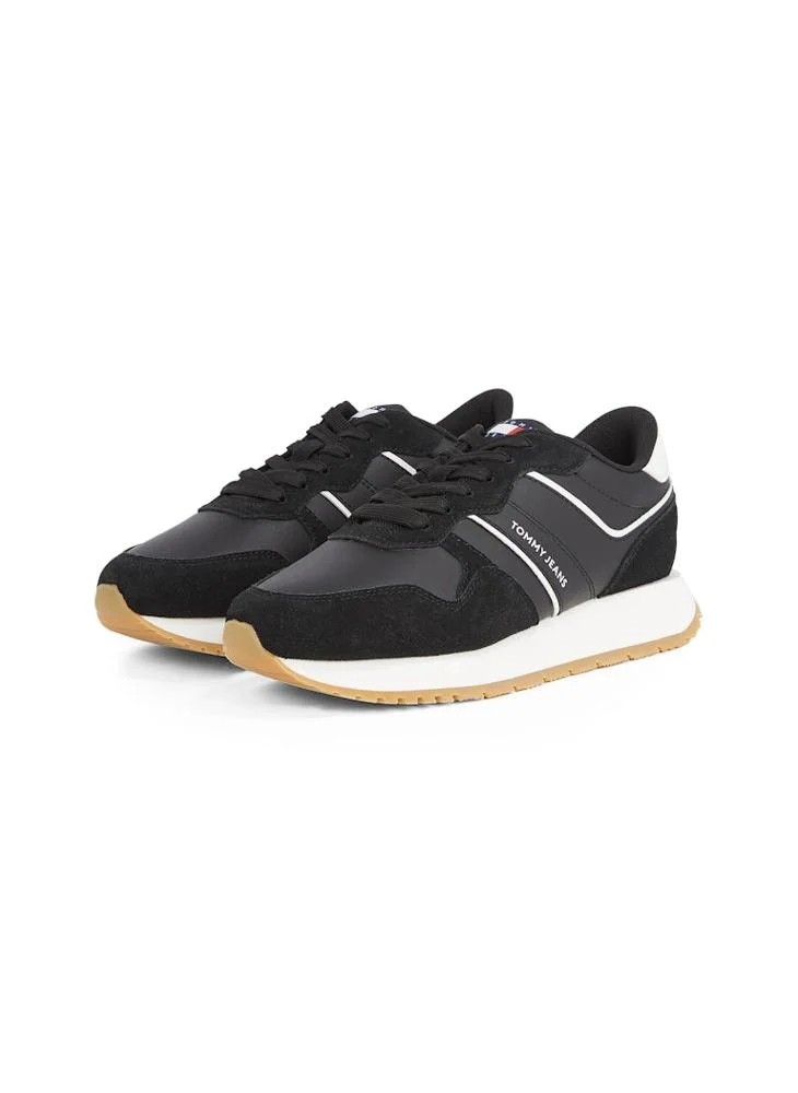 تومي جينز Logo Detail Lace Up Low Top Sneakers