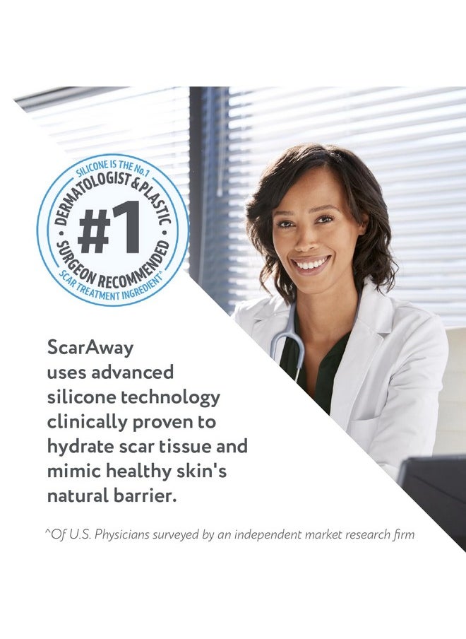 scaraway - Advanced Skincare Silicone Scar Sheets, Medical Grade Silicone Strips, No 1 Recommended Treatment For Surgical, Burn, Body, Acne, Hypertrophic & Keloid Scar Treatment, 8 Tan Reusable Sheets - Image 1