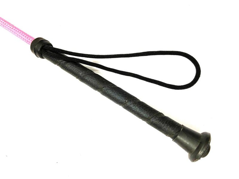 PETS TRIANGLE (Pink) 24 inches Synthetic Handle, Nylon Loop, Leather Flap & Plastic Cap Stick Ideal Dog Walking and Dog Training Durable and Will Not Become Slippery - Image 3