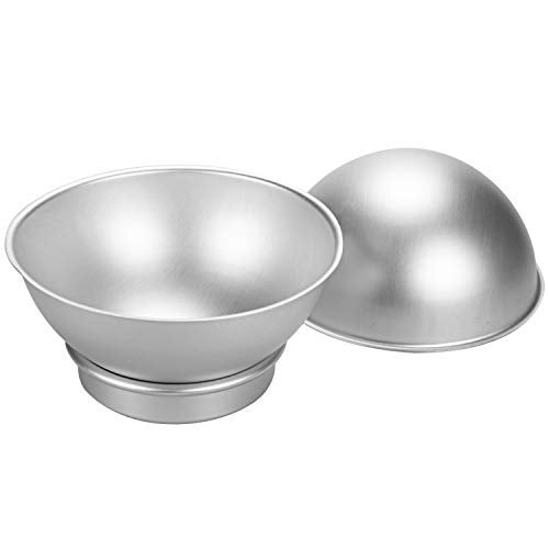 Hedume Set of 8 Cake Sphere Pan, 6.5 Inches 3D Sports Ball Cake Pan to Create Any Ball Shaped Cake, Includes 4 Semicircles and 4 Chassis - Image 3