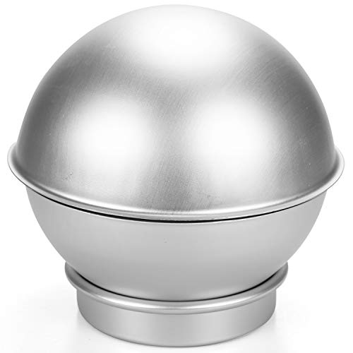 Hedume Set of 8 Cake Sphere Pan, 6.5 Inches 3D Sports Ball Cake Pan to Create Any Ball Shaped Cake, Includes 4 Semicircles and 4 Chassis - Image 2