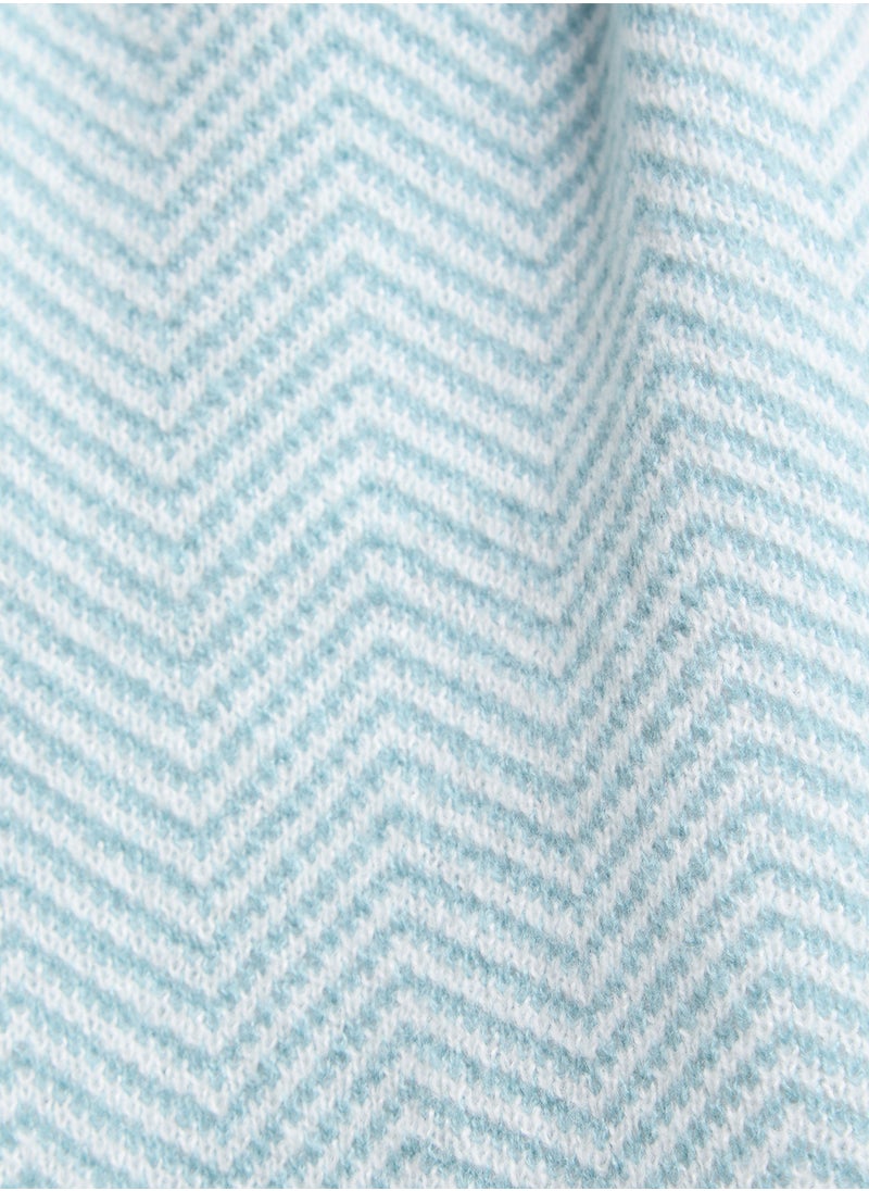 ELLA Herringbone Knitted Winter Scarf  - Image 5