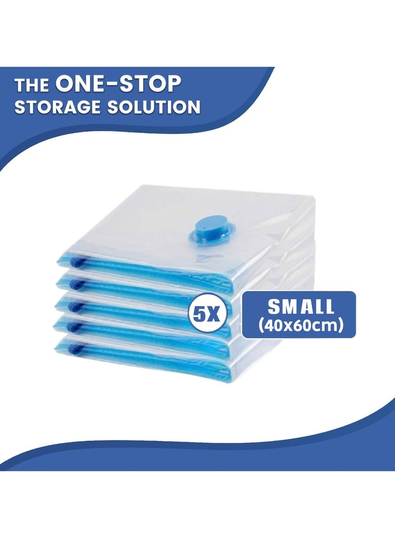 Dxmocos مجموعة من 5 أكياس تخزين مفرغة للسفر - صغيرة - Image 2