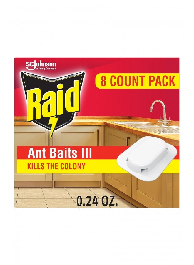 Raid Ant Killer Baits, Child Resistant Bug Killer For Indoor Home Use, 0.24 Oz, 8 Count - Image 2