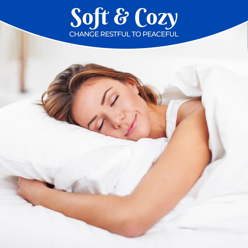 Amali  4 Pieces Bedsheet Set Single Size (120 x 200+35cm) Including 1 Duvet Cover 1 Fitted Sheet 1 Oxford & 1 Standard Pillowcases Durable & Long Lasting Quality - Image 4