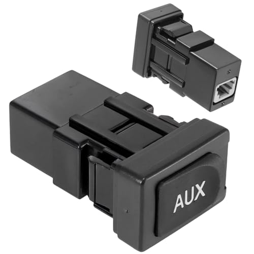 PANNUOSCS Aux Port Replacement - Compatible with 2005-2012 Toyota Prius Yaris FJ Cruiser Lexus ES350 LS460 - Replaces 86190-06010 86190-53010 - Auxiliary Input Adapter Aux Jack AuxInput Car Stereo Jack - Image 1