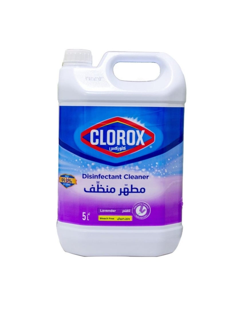 Clorox Multi-purpose cleaner and disinfectant with lavender scent ,bleach free, 5 liters 