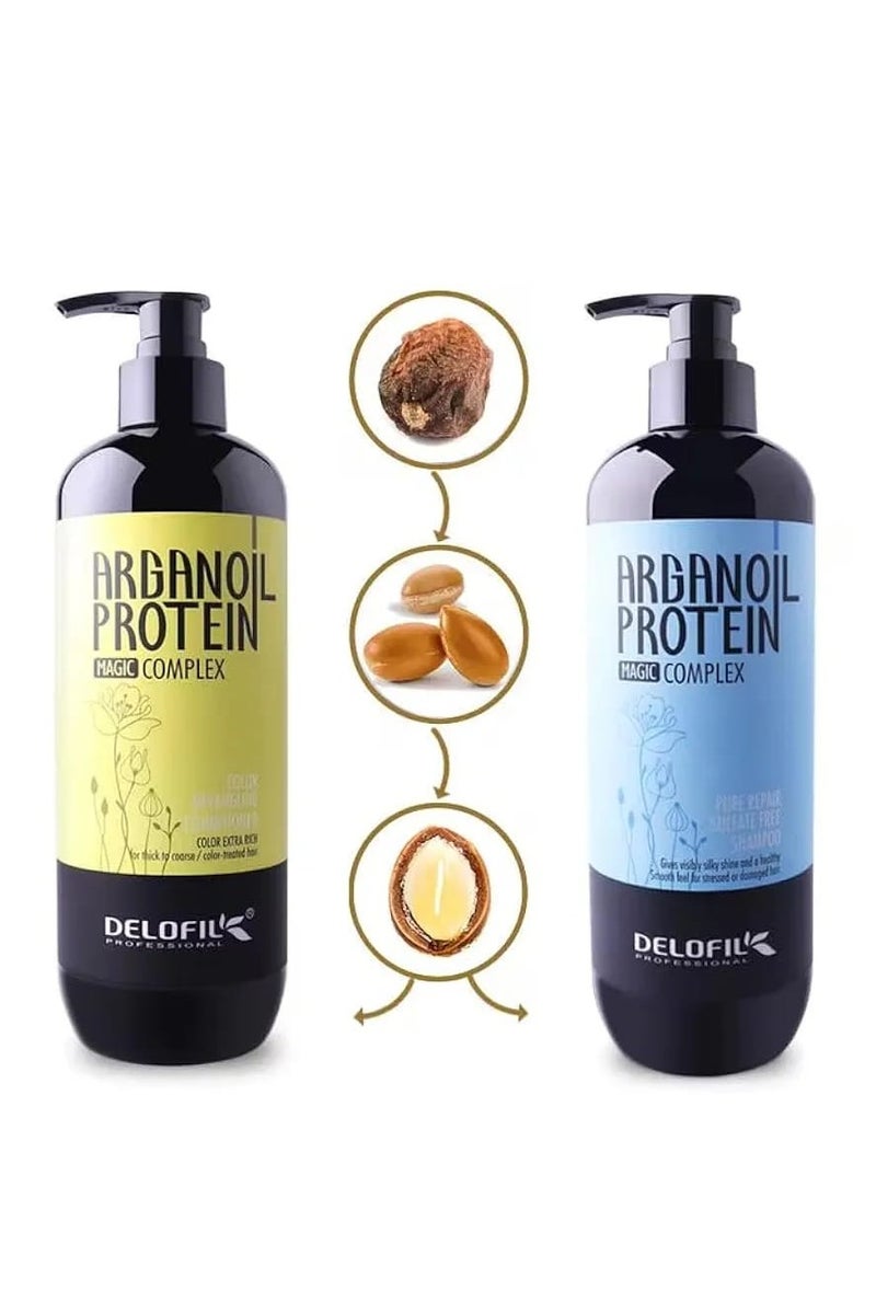 DELOFIL 2-Piece Arganoil Protein Magic Complex Delofil 500ml - Image 2