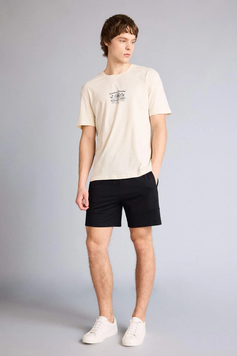 DeFacto Printed Short Sleeve T-Shirt