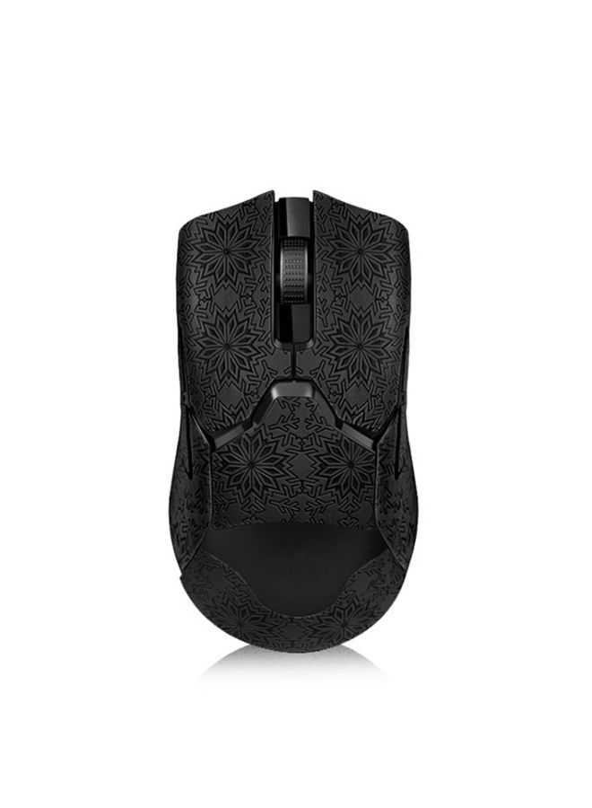 BURAQ Snowflake Pattern Anti-slip Mouse Stickers For Razer Viper Ultimate Black Full Surround - Image 1