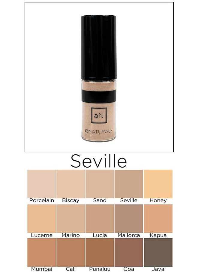 au Naturale - Semimatte Powder Foundation In Seville ; Made In The Usa ; Organic ; Vegan ; Crueltyfree - Image 1