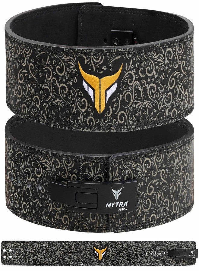 Mytra Fusion Gym Belt whit Buckle Weight Lifting Belt for Gym, Fitness, Workout, women & men Weightlifting Belt (Black, S) - Image 1