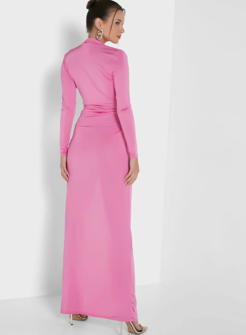Missguided Asymmetric Maxi Dress
