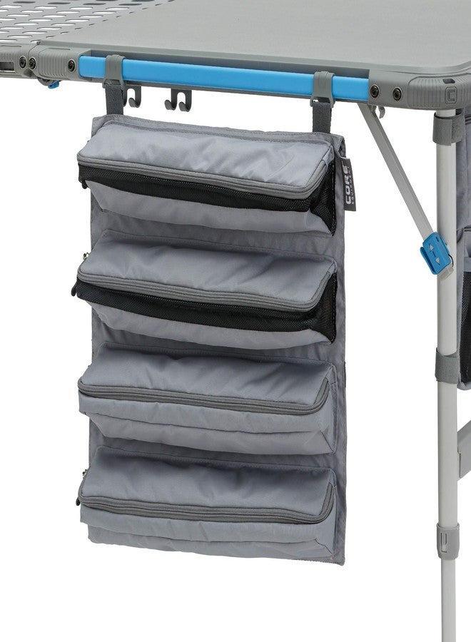 CORE Hanging Organizer | Fits The 4 Foot Outdoor FlexRail Camp & Cook Table | Portable for Beach, Picnic, Backyards, BBQ, Tailgate, Patio, and Party - Image 1