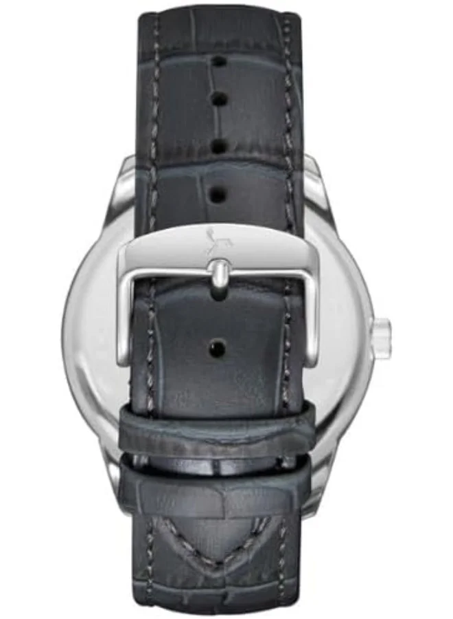 TORNADO Tornado Classic Men'S 2315 Movement Watch, Analog Display And Leather Strap - T24007-Slxx, Grey
