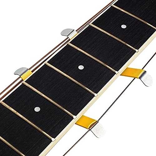 Meideal Guitar Luthier Tool Kit Including Fret Crowning File, Fret Leveler Sanding Beam, Fret Rocker, String Spreaders, Fingerboard Guards, and Replacement Sanding Papers for Guitar Bass Fret Leveling Kit - Image 5