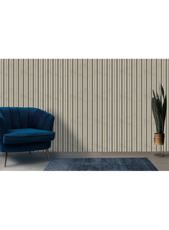 Home Gallery Vertical Lines Stripe Background Fabric Wallpaper Covers An Area ​​Up To 4.2Mx3M With Adhesive  And Smoothing Tool - Image 1