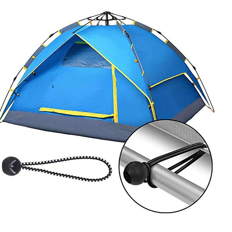 30pcs Outdoor Tarp Clips Heavy Duty Lock Grip Tent Fasteners Clamps with Bungee Ball Cords Carabiners for Outdoor Camping Tarps Awnings Caravan Canopies - Image 5