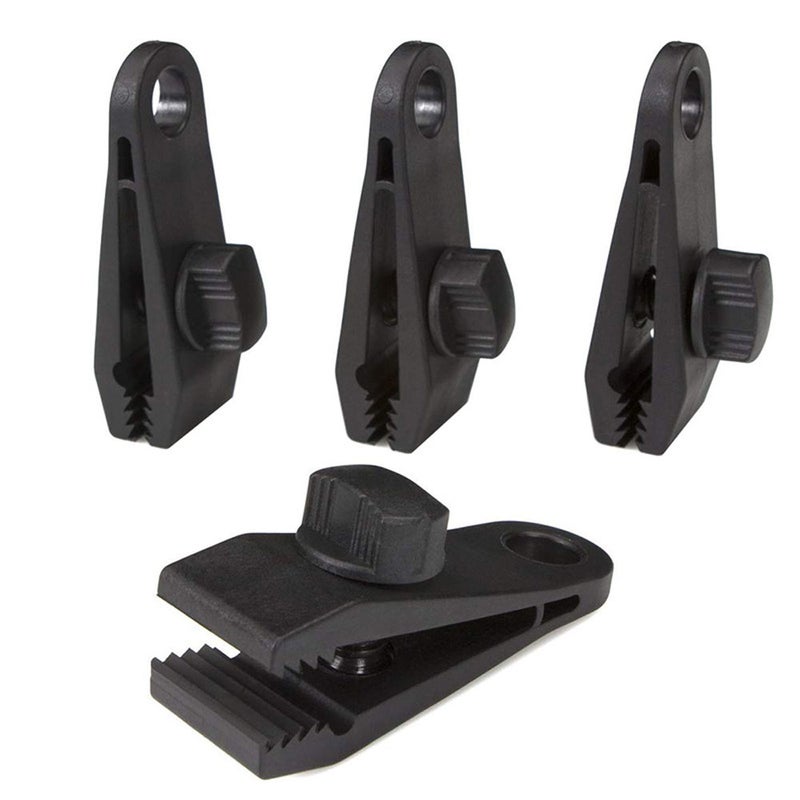 30pcs Outdoor Tarp Clips Heavy Duty Lock Grip Tent Fasteners Clamps with Bungee Ball Cords Carabiners for Outdoor Camping Tarps Awnings Caravan Canopies - Image 3