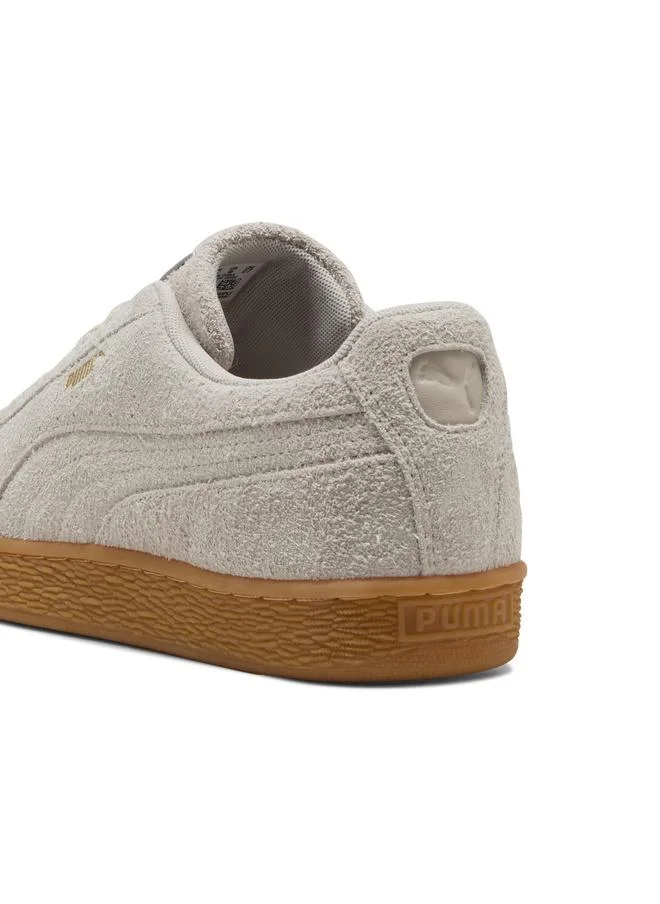 Puma Silver Fog-Gum Suede Forever Sneakers Unisex  | Best Price UAE