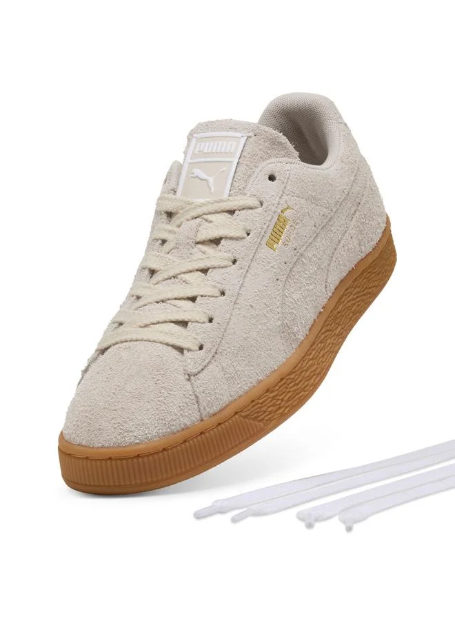 Puma Silver Fog-Gum Suede Forever Sneakers Unisex  | Best Price UAE