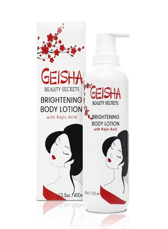 MITCHELL BRANDS OMIC Geisha Kojic Acid Skin Brightening Body Cream - 13.5 fl oz / 400ml- Dark Spot Cream, Moisturiser, Uneven Skin Tone - Image 1