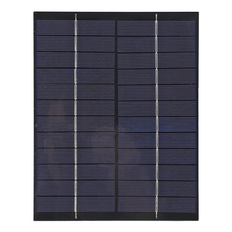 5.2W 12V Mini Solar Panel Polycrystalline Silicon Solar DIY Module System 5521DC Output - Image 1