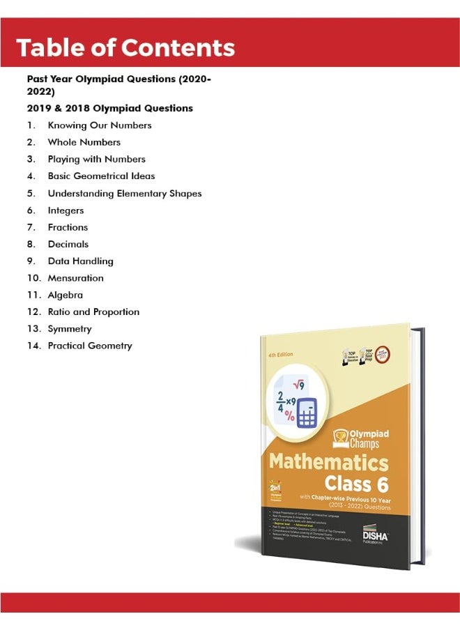 null - Olympiad Champs Mathematics Class 6 with Past Olympiad Questions - Image 1