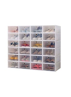 Cool Baby Coolbaby 24 Pair Of Shoe Storage Box , Foldable Plastic Drawer Stackable Storage Cabinet 33X23X14 Cm.  - Image 1