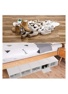 Cool Baby Coolbaby 24 Pair Of Shoe Storage Box , Foldable Plastic Drawer Stackable Storage Cabinet 33X23X14 Cm.  - Image 4