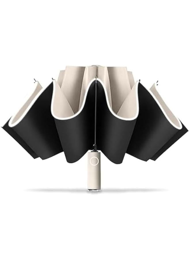 HOOKOR Sun Protection Umbrella,UPF 50+,Travel Umbrella UV Protection Sun 99%,Sunscreen Sun Umbrella Women's Sun and Rain Dual-Use Folding Umbrella - Image 1