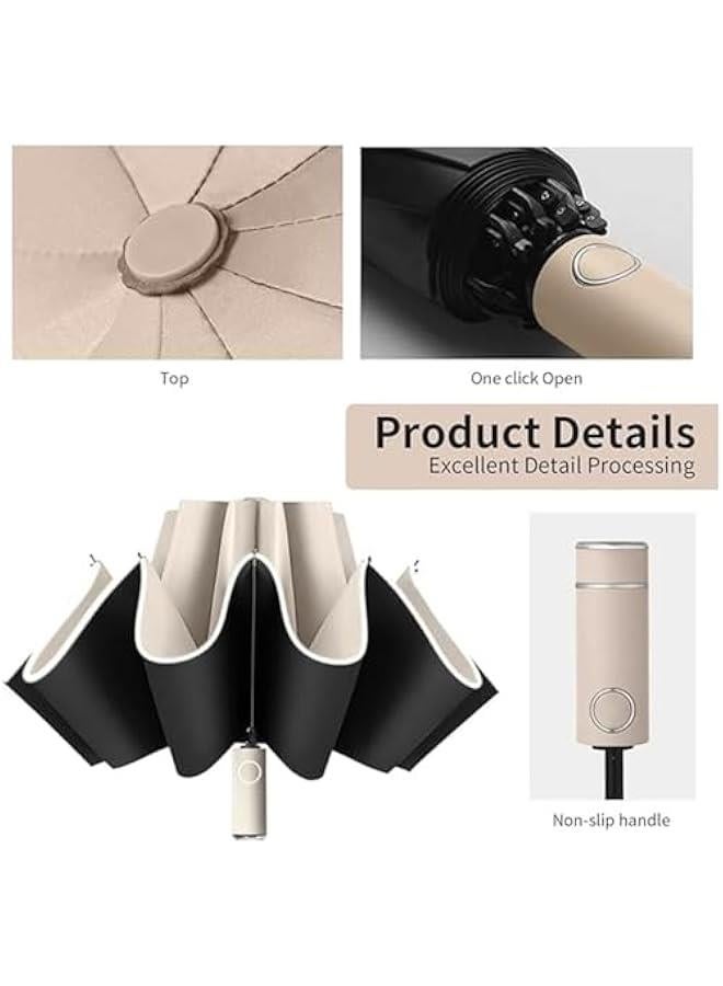 HOOKOR Sun Protection Umbrella,UPF 50+,Travel Umbrella UV Protection Sun 99%,Sunscreen Sun Umbrella Women's Sun and Rain Dual-Use Folding Umbrella - Image 2