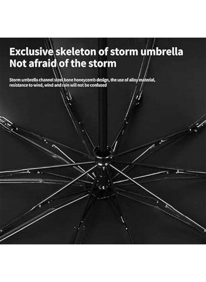 HOOKOR Sun Protection Umbrella,UPF 50+,Travel Umbrella UV Protection Sun 99%,Sunscreen Sun Umbrella Women's Sun and Rain Dual-Use Folding Umbrella - Image 5