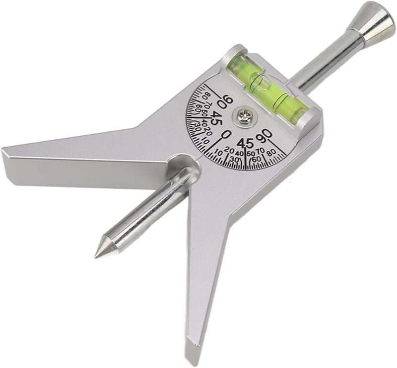 أداة تحديد مركز الأنابيب الألومنيوم مع منقلة فقاعية قابلة للتعديل لفنيي الأنابيب - Image 4