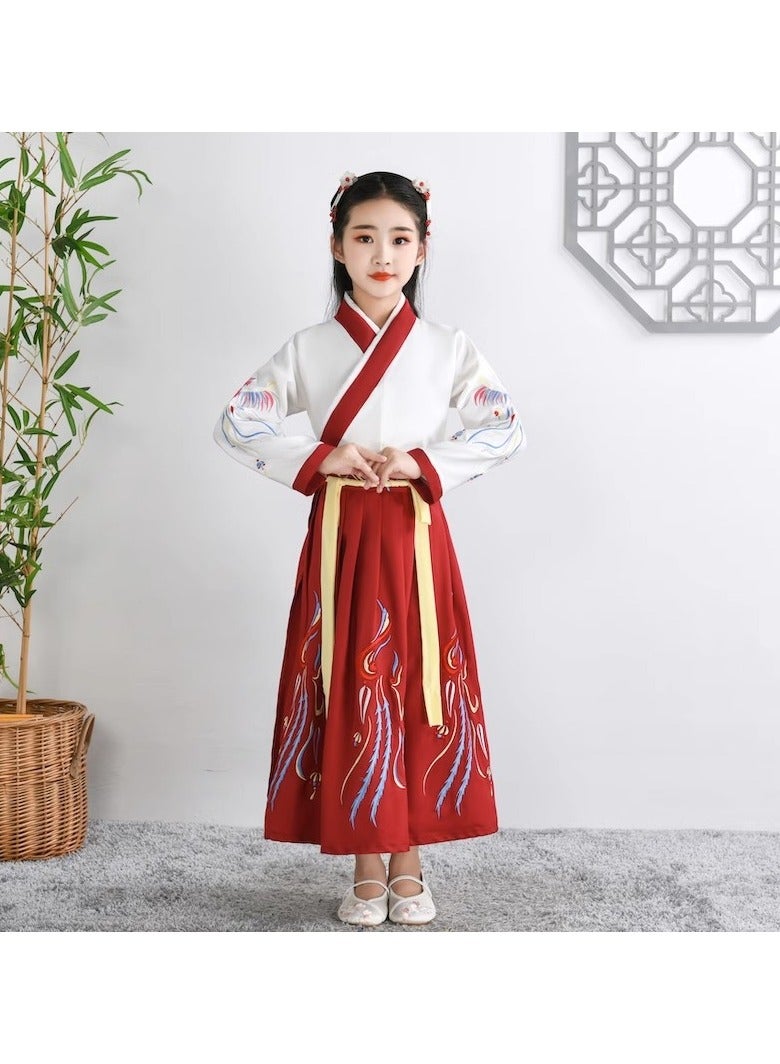 general Traditional Girl's Ancient Hanfu Costume - Elegant Princess Performance Dress for Stage, Cosplay & Cultural Events - Image 1