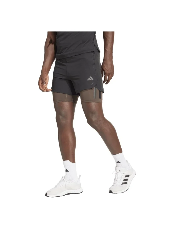 adidas شورت تدريب رجالي Power 2In1 أسود XS7