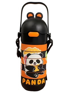 Twisoo Stainless Steel Kids Puzzle Swirl Water Bottle with Straw & Strap Double Wall Vacuum Insulated Educational, Fun and Learning Water Bottle for Kids, Girls and Boys Leak Proof 430ml (Black) - pzsku/Z86CB2161982CBFFACFE7Z/45/_/1738248813/bd134aaf-aaaa-45e1-81ed-dafb2f17c54f