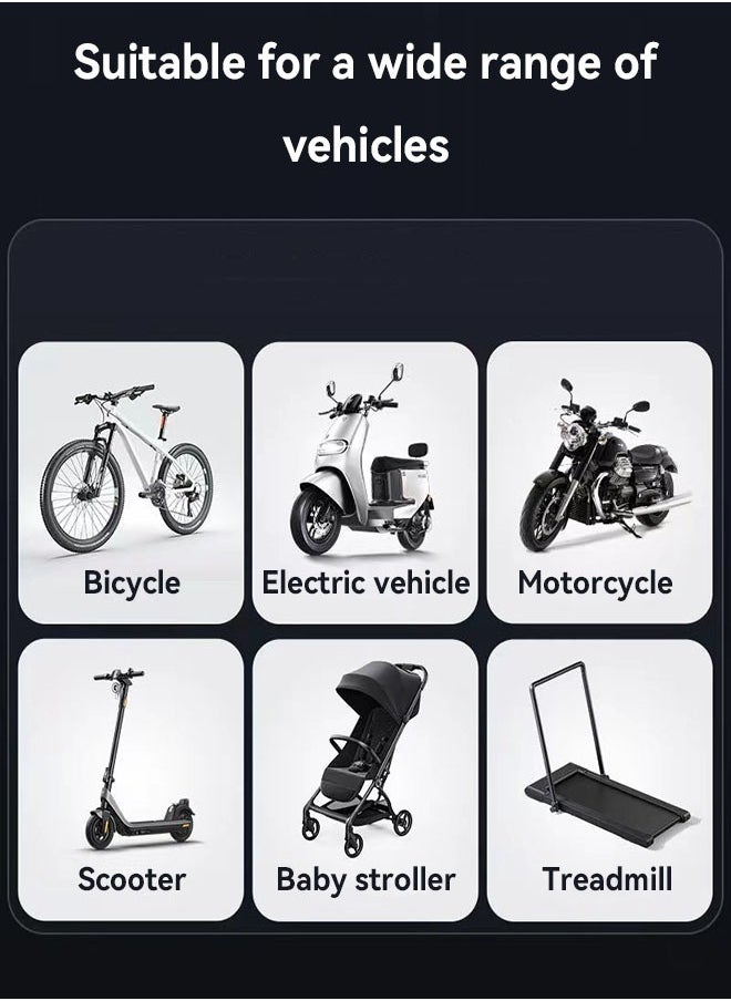 GUDOO - Bike Phone Holder, Motorcycle Phone Mount - Motorcycle Handlebar Cell Phone Clamp, Scooter Phone Clip for iPhone 15 Pro Max Plus, 14 Pro Max, S23 S24 Ultra, 4.7-6.8" Smartphone - Image 1